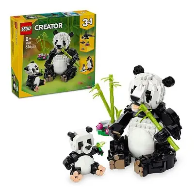 LEGO® Creator 3v1 31165 Divoká zvířata: Pandí rodinka