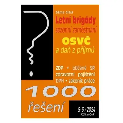 1000 řešení 5-6/2024 Letní brigády