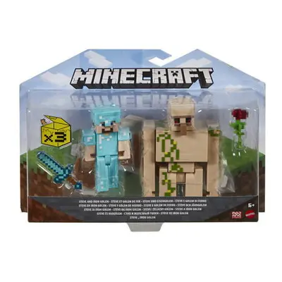 Mattel Minecraft Figurka 8cm dvojbalení, více druhů