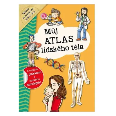 Můj atlas lidského těla + plakát a samolepky