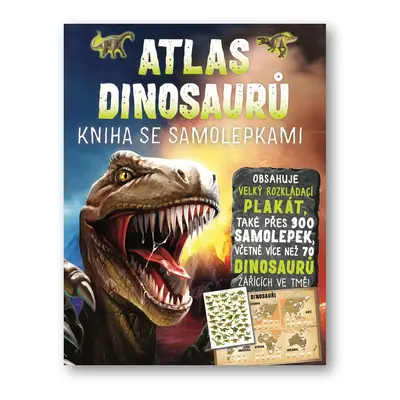 Atlas dinosaurů Kniha se samolepkami