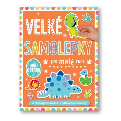 Velké samolepky pro malé ruce Dino ostrov