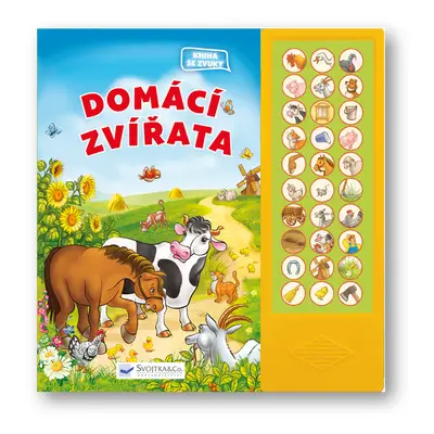 Domácí zvířata – kniha se zvuky