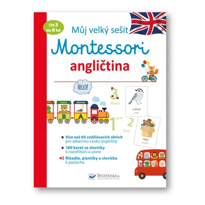 Můj velký sešit Montessori - angličtina - 3 až 6 let