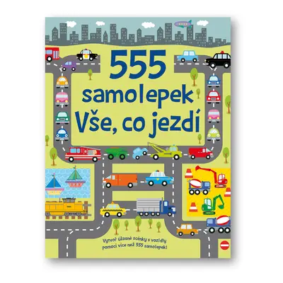 555 samolepek - Vše, co jezdí