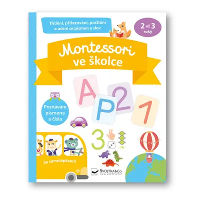 Montessori ve školce se samolepkami