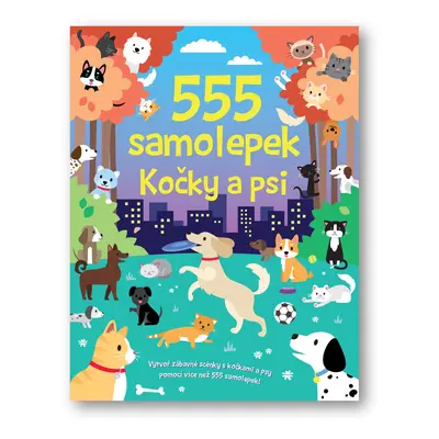 555 samolepek - Kočky a psi