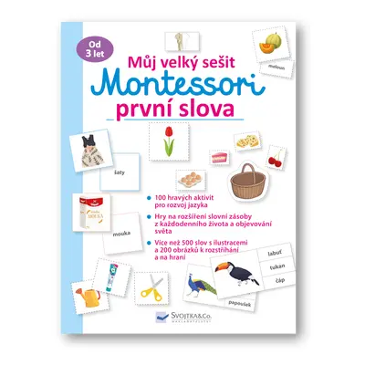 Můj velký sešit Montessori první slova