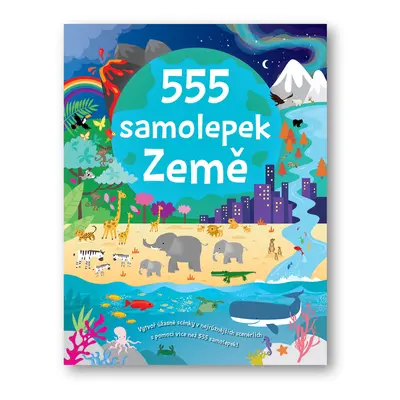 555 samolepek - Země