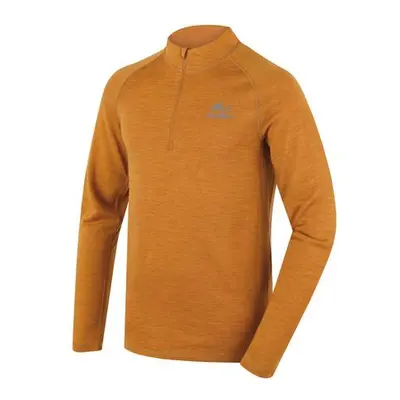 Husky Merino termoprádlo triko Merow zip mustard