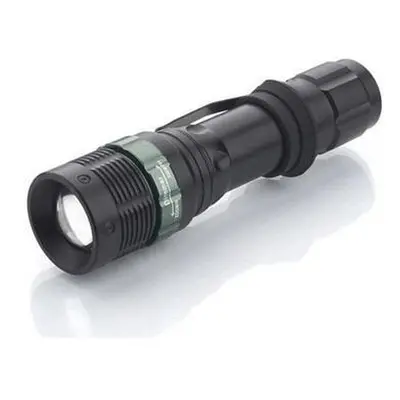 Solight WL09 kovová svítilna, 3W CREE LED, černá, fokus, 3x AAA