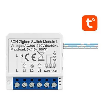 Modul chytrého spínače ZigBee Avatto LZWSM16-W3 Neutrální TUYA