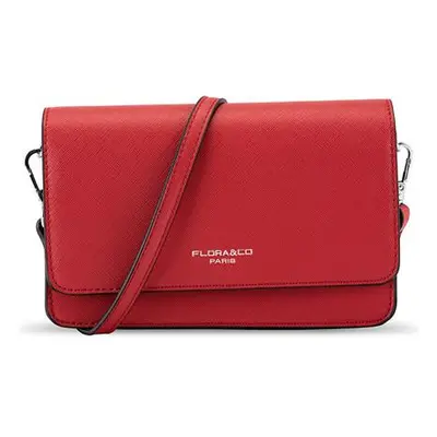 FLORA & CO Dámská crossbody kabelka 8053 Rouge