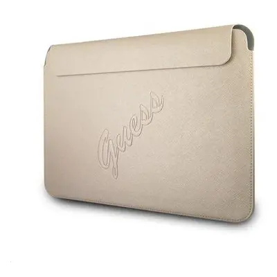 Guess PU Saffiano Computer Sleeve 13" Light Gold