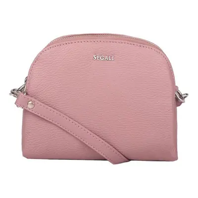 SEGALI Dámská kožená crossbody kabelka 12 Cameo Rose