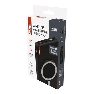 EMOS POWERBANKA WI 1022D,10000mA;22,5W; wireless