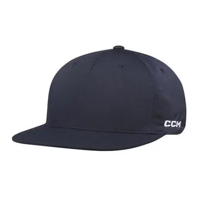 CCM Kšiltovka Team Flatbrim Snapback SR, tmavě modrá, Senior