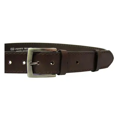 Penny Belts Pánský kožený opasek 25-1-40 Hnědý