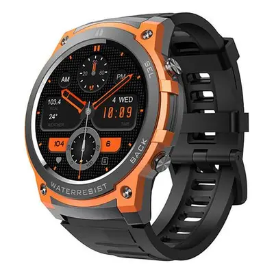 Wotchi AMOLED Smartwatch DM55 – Orange - Black