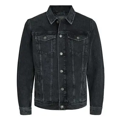 Jack&Jones Pánská džínová bunda JJIJEAN 12223613 Black Denim