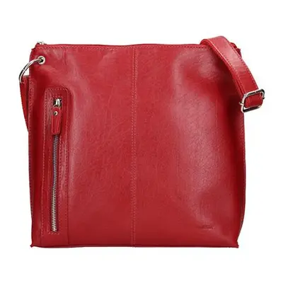 Lagen Dámská kožená crossbody kabelka blc/3287/16 Red