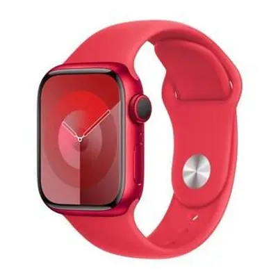 Apple Watch Series 9 Cellular 41mm (PRODUCT)RED hliník s (PRODUCT)RED sportovním řemínkem S/M