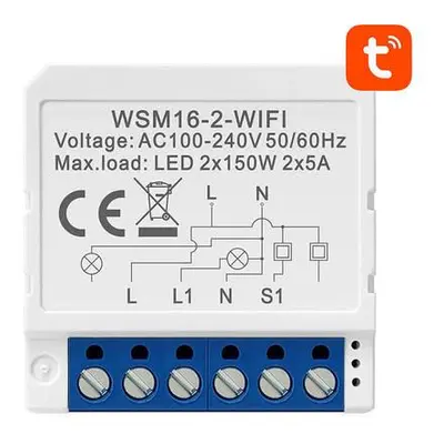 Chytrý spínací modul WiFi Avatto WSM16-W2 TUYA