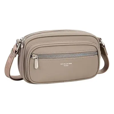 David Jones Dámská crossbody kabelka CM6907A Taupe