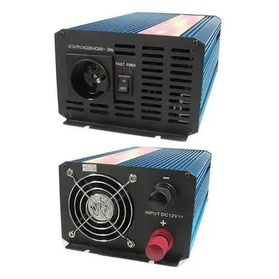 CARSPA P1000UR-122 měnič 12V/230V 1000W, čistá sinus