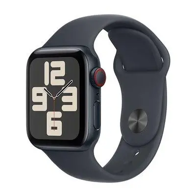 Apple Watch SE GPS + Cellular 40mm Midnight Aluminium Case with Midnight Sport Band - S/M