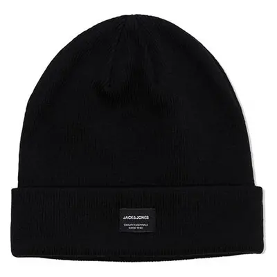 Jack&Jones Pánská čepice JACDNA 12092815 Black