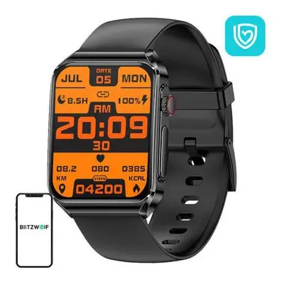 BlitzWolf BW-HL6 smartwatch (black silicone)