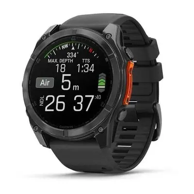 HOD GPS Garmin fenix 8 – 51 mm, AMOLED, SIate Grey, silikonový řemínek