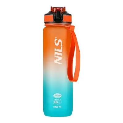 NILS CAMP Tritanová láhev na pití NCD68 1000 ml oranžovo-modrá