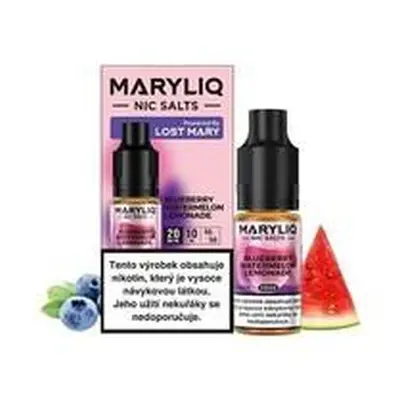 Maryliq Salt Limonáda s borůvkou a melounem 10ml (20mg)