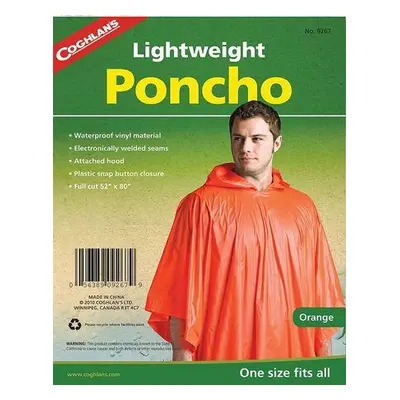 Coghlan´s pončo oranžové Lightweight Poncho