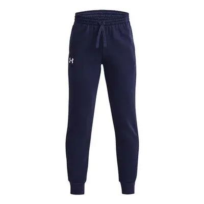 Under Armour Dětské tepláky Rival Fleece Joggers midnight navy YS