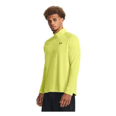 Under Armour Pánské triko Tech 2. 1/2 Zip lime yellow M