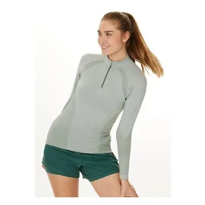 Endurance Dámské běžecké tričko Halen W Seamless Midlayer desert green XXS/XS