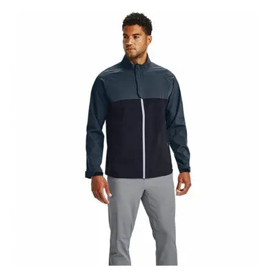 Under Armour Pánská nepromokavá bunda Stormproof Golf Rain Jacket black Černá