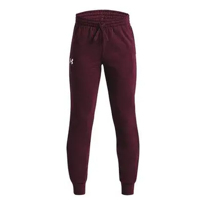 Under Armour Dětské tepláky Rival Fleece Joggers dark maroon YM