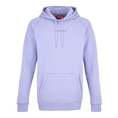 CCM Mikina Core Pullover Hoodie SR, fialová, Senior