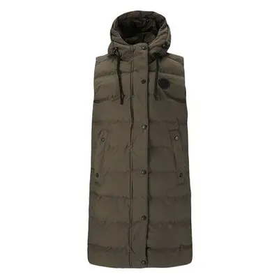 Weather report Dámská vesta Chief W Long Puffer Vest black ink