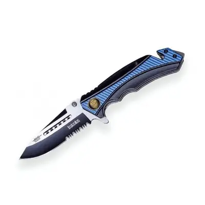 Joker záchranářský nůž SAO blue Aluminium Handle s pouzdrem