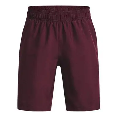 Under Armour Chlapecké kraťasy Woven Graphic Shorts dark maroon YM, 137, –, 150