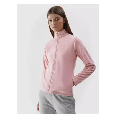 Kesi 4F Regular Women's Stand Collar Fleece 4FAW23TFLEF146-65S Pink