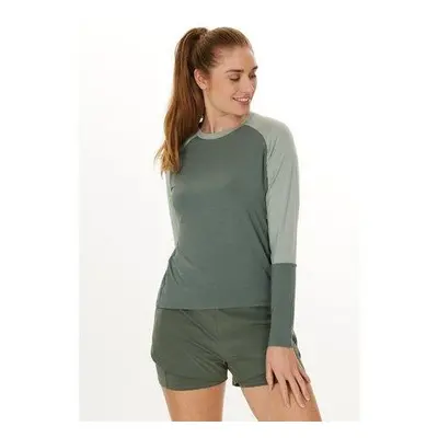 Endurance Dámské tričko Endruance Abbye W Bamboo L/S Tee desert green