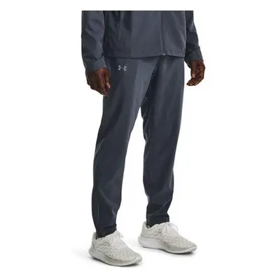 Under Armour Pánské běžecké šusťáky Outrun The Storm Pants downpour gray