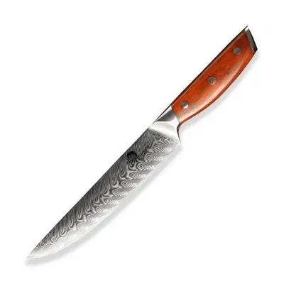 Nůž Dellinger plátkovací Carving 8,5" (210mm) Rose-Wood Damascus