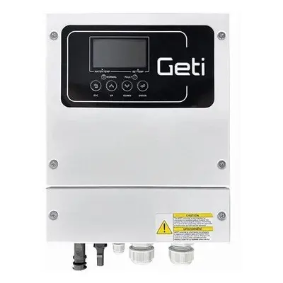 Regulátor Geti GWH02D solární MPPT 4kW pro ohřev vody, výstup 230V, vstup 350V